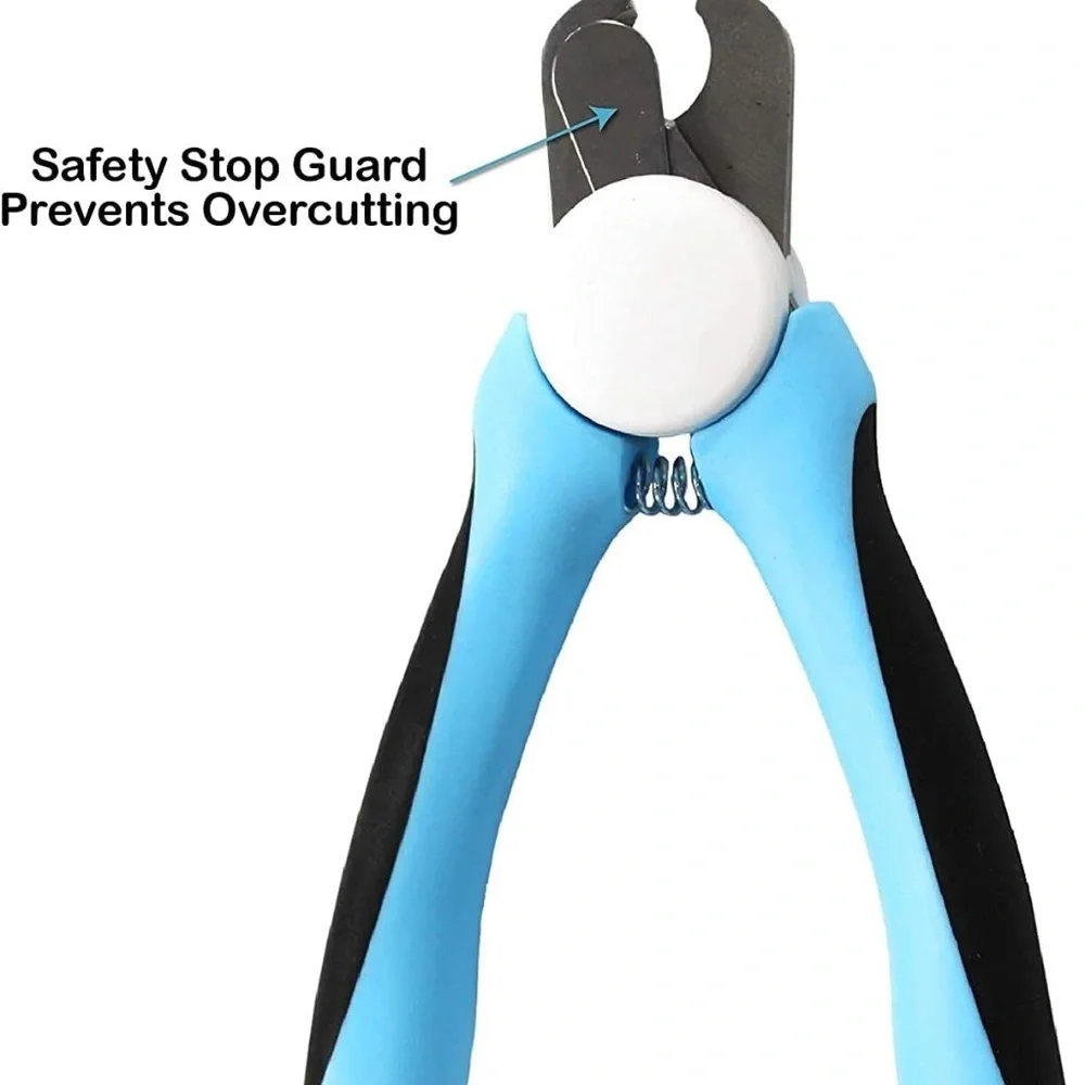 Pet Nail Clippers Premium Quality Trimming Tool with Safety Guard, LARGE